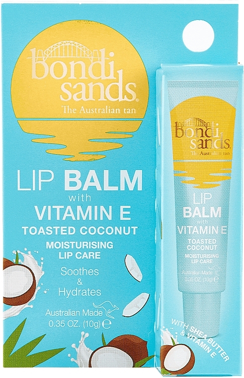 Увлажняющий бальзам для губ - Bondi Sands Lip Balm with Vitamin E Toasted Coconut — фото N4
