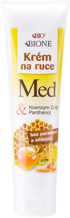 Крем для рук - Bione Cosmetics Honey + Q10 Cream — фото N1