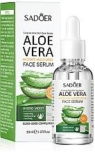 Сироватка для обличчя з екстрактом алое вера - Sadoer Aloe Vera Hydrate Moisturize Face Serum — фото N1