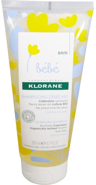 Ніжний шампунь проти сплутування волосся - Klorane Bebe Gentle Detangling Shampoo — фото N1