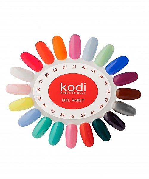 Палитра "Ромашка" для гель-красок, 4 шт. - Kodi Professional — фото N3