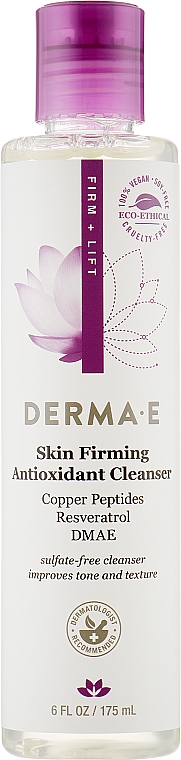 Антиоксидантное средство для умывания - Derma E Skin Firming Antioxidant Cleanser — фото N1