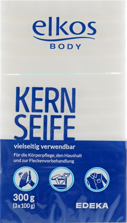 Мыло хозяйственное от пятен - Elkos Body Soap Kern-Seife