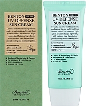 Сонцезахисний крем - Benton Air Fit UV Defense Sun Cream SPF50+/PA++++ — фото N2
