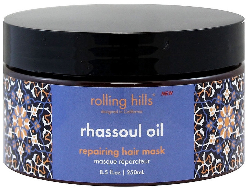 Восстанавливающая маска для волос - Rolling Hills Rhassoul Oil Repairing Hair Mask — фото N1