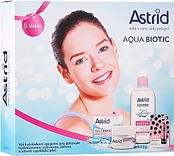 Духи, Парфюмерия, косметика Набор - Astrid Aqua Biotic Set (cr/50ml + micel/water/400ml + l/balm/4.8g)