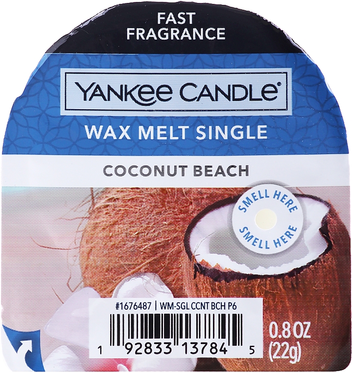 Ароматичний віск - Yankee Candle Classic Wax Coconut Beach — фото N1