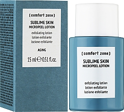 Лосьон-микропилинг для лица - Comfort Zone Sublime Skin AHA Micropeel Lotion (мини) — фото N2