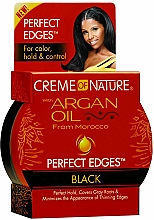 Парфумерія, косметика Крем для волосся - Creme Of Nature Oil Argan Perfect Edges Black