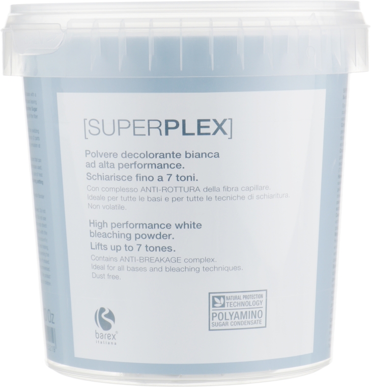 Знебарвлювальний порошок - Barex Italiana Superplex Bleaching Powder — фото N2