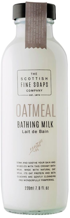 Молочко для ванны - Scottish Fine Soaps Company Oatmeal Bathing Milk — фото N1