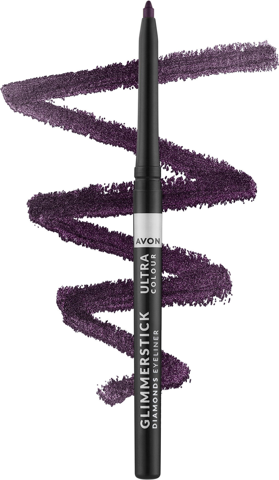 Автоматический карандаш для глаз - Avon Glimmerstick Diamonds Eyeliner — фото Amethyst