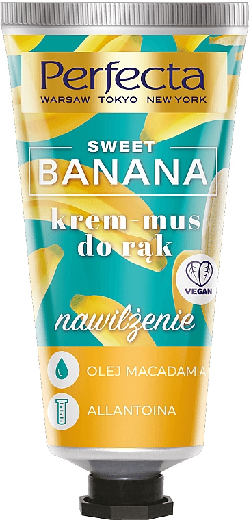 Крем-мусс для рук, увлажняющий - Perfecta Sweet Banana — фото N1