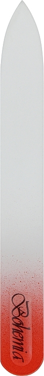 Пилочка хрустальная для ногтей 08-1052, 105мм, красная - SPL — фото N1