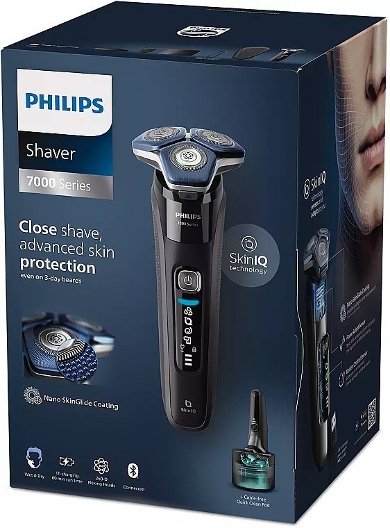 Электробритва для сухого и влажного бритья - Philips Shaver Series 7000 S7886/58 — фото N5