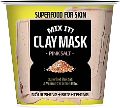 Парфумерія, косметика Живильна й освітлювальна маска з рожевою сіллю - Superfood for Skin MIX IT! Clay Mask Pink Salt