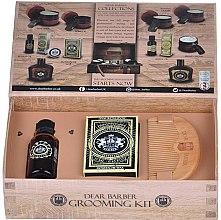 Парфумерія, косметика Набір для догляду за бородою та вусами - Dear Barber Collection III Beard Grooming Set (oil/30ml + wax/25ml + comb/1 шт.)