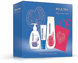 Духи, Парфюмерия, косметика Набор - Indulona Gift Set (b/milk/400ml + soap/300ml + h/cr/85ml + bag/1pcs)