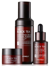 Духи, Парфюмерия, косметика Набор увлажняющий с черным чаем - Tony Moly The Black Tea London Classic Moisture 3 Set(cr/8ml + oil/17ml + ser/55 ml)