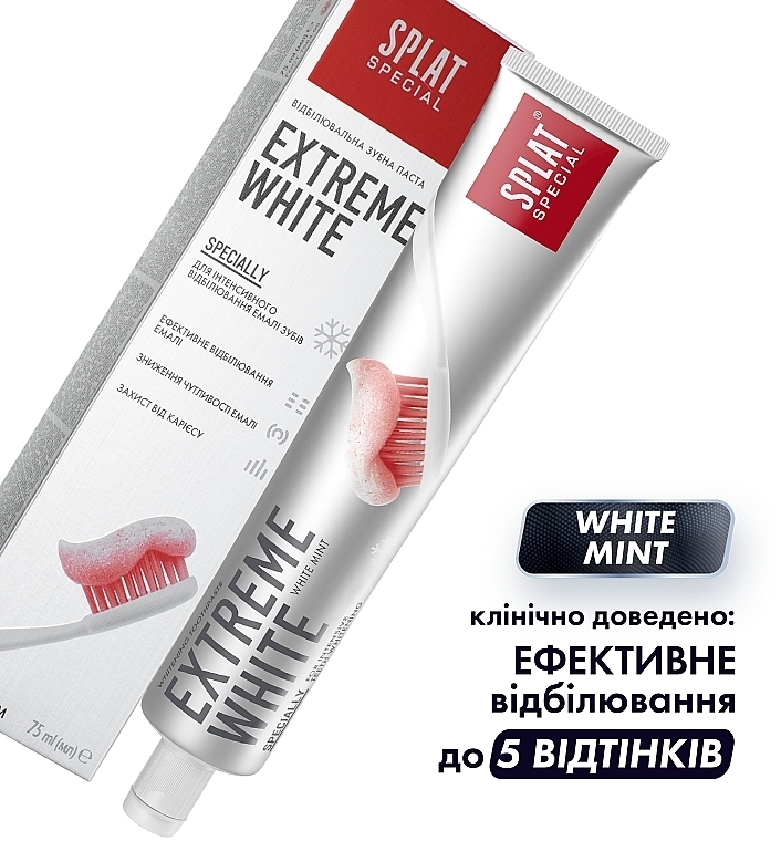 Зубная паста "EXTREME WHITE" - SPLAT Special  — фото N7