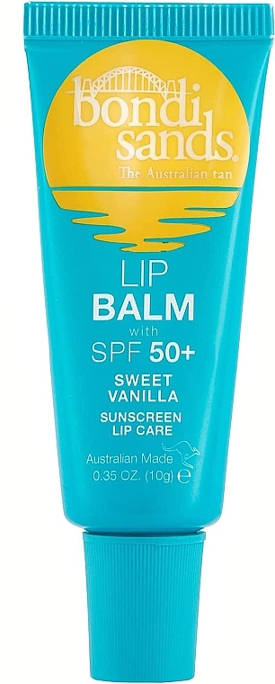 Сонцезахисний бальзам для губ - Bondi Sands Sunscreen Lip Balm SPF50+ Sweet Vanilla — фото N1