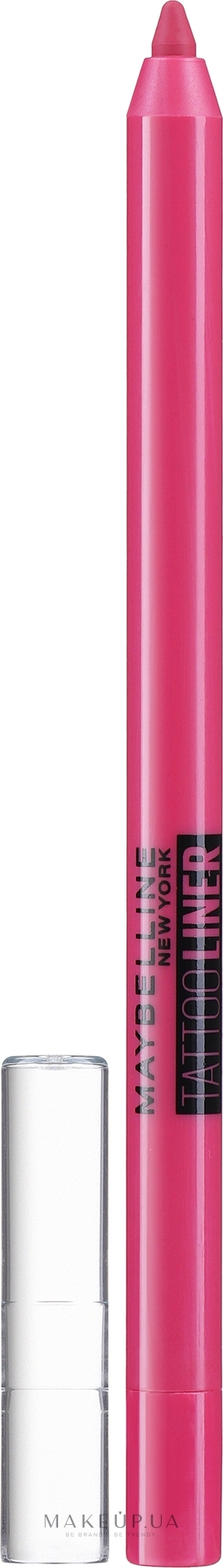 Гелевый карандаш для век - Maybelline New York Tattoo Liner — фото 302 - Ultra Pink