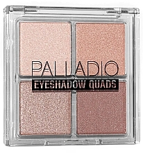 Тени для век - Palladio Eyeshadow Quads Botanical % Vitamin Infused — фото N1
