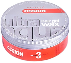 Воск для волос - Morfose Ossion Ultra Aqua Hair Red Gel Wax — фото N1