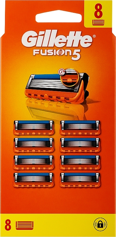 Змінні касети для гоління, 8 шт. - Gillette Fusion5 — фото N10