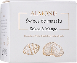 Свеча для массажа "Кокос и манго" - Almond Cosmetics Coconut & Mango Massage Candle — фото N2