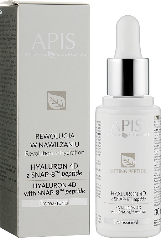 Сироватка для обличчя - APIS Professional Hyaluron 4D + Snap-8 Peptide — фото N2