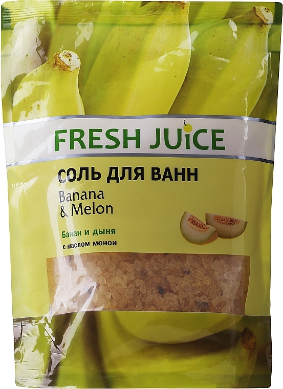 Сіль для ванни дой-пак - Fresh Juice Banana & Melon — фото N3