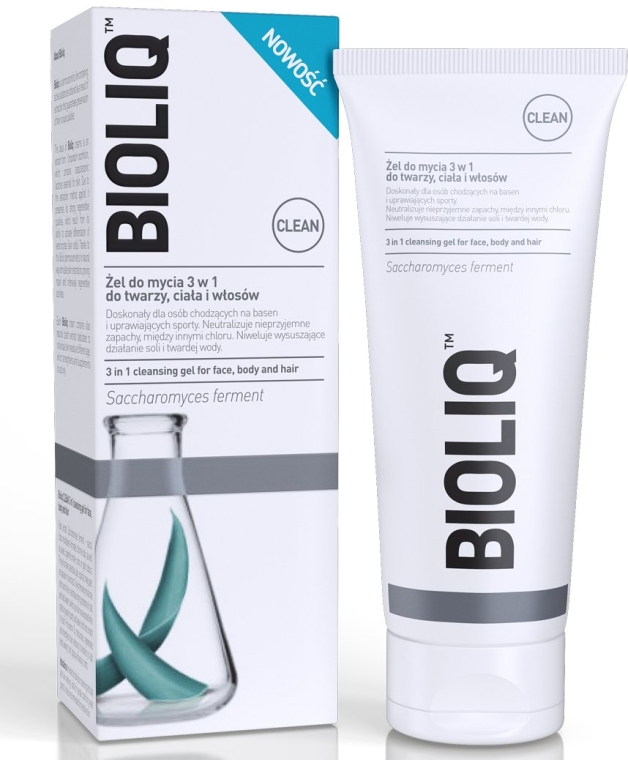 Гель для мытья 3 в 1 для лица, тела и волос - Bioliq Clean Cleansing Gel For Face Body And Hair
