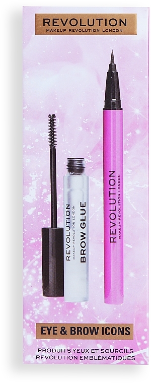 Набор, 2 продукта - Makeup Revolution Eye & Brow Icons Gift Set — фото N2