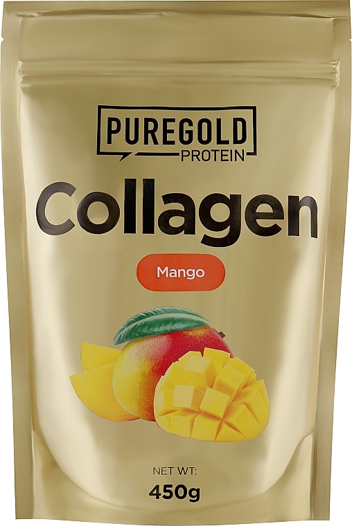 Коллаген с витамином С и цинком, манго - PureGold Collagen Marha — фото N2