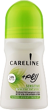 Дезодорант кульковий - Careline Deo Roll On Sensitive White — фото N1