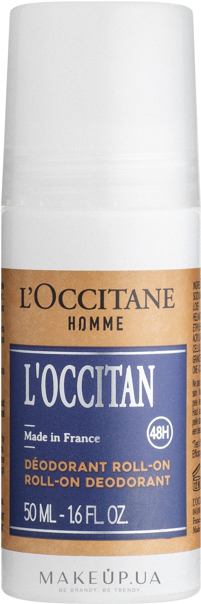 L`Occitane Eau de L'Occitan - Роликовий дезодорант для чоловіків — фото 50ml