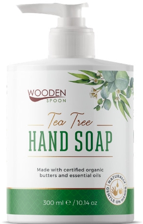Жидкое мыло «Чайное дерево» - Wooden Spoon Tea Tree Hand Soap — фото N1