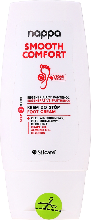 Крем для ніг - Silcare Nappa Regenerative Panthenol Foot Cream — фото N1