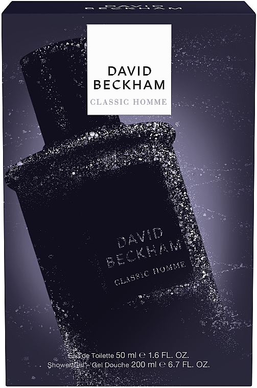 David Beckham Classic Homme - Набір (edt/50ml + sh/gel/200ml) — фото N3