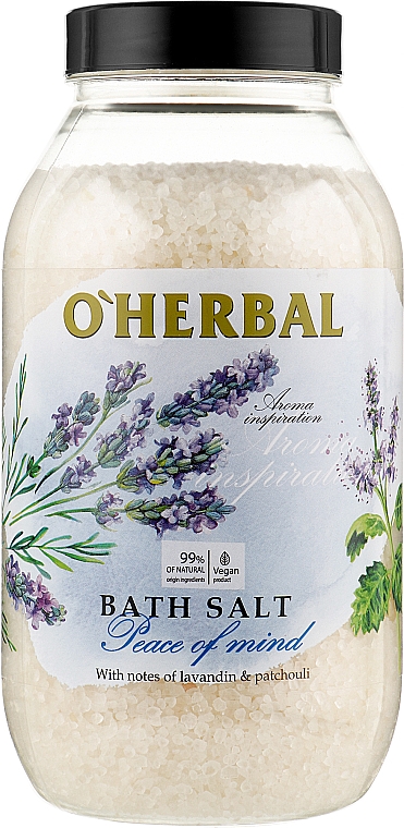 Соль для ванн "Peace of Mind" - O'Herbal Aroma Inspiration Bath Salt