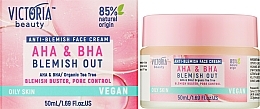 Крем для обличчя з кислотами - Victoria Beauty AHA & BHA Blemish Out — фото N2