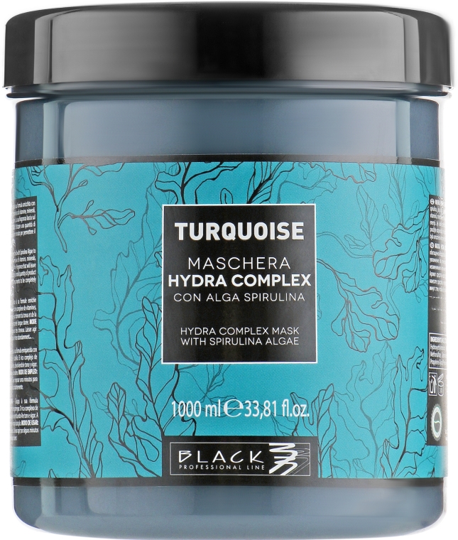 Маска для відновлення волосся - Black Professional Turquoise Hydra Complex Mask — фото N3