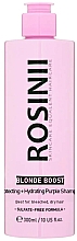 Духи, Парфюмерия, косметика Защитный увлажняющий фиолетовый шампунь - Rosinii Blonde Boost Protecting + Hydrating Purple Shampoo