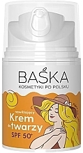 Увлажняющий крем для лица SPF 50 - Baska — фото N1