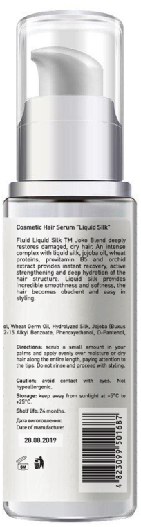 Флюид для волос "Жидкий шелк" - Joko Blend Liquid Silk Fluid — фото N3