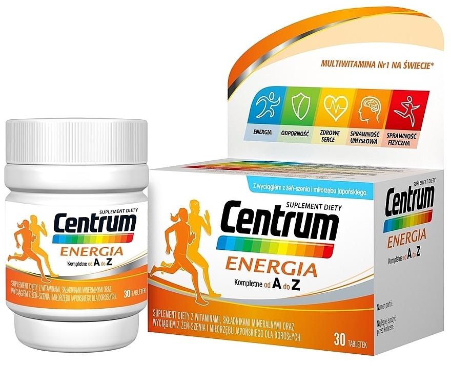 Комплекс витаминов и минералов "Энергия" - Centrum Energy — фото N1