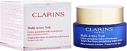 Ночной крем для лица против первых признаков старения - Clarins Multi-Active Night Cream Normal to Dry Skin — фото N1