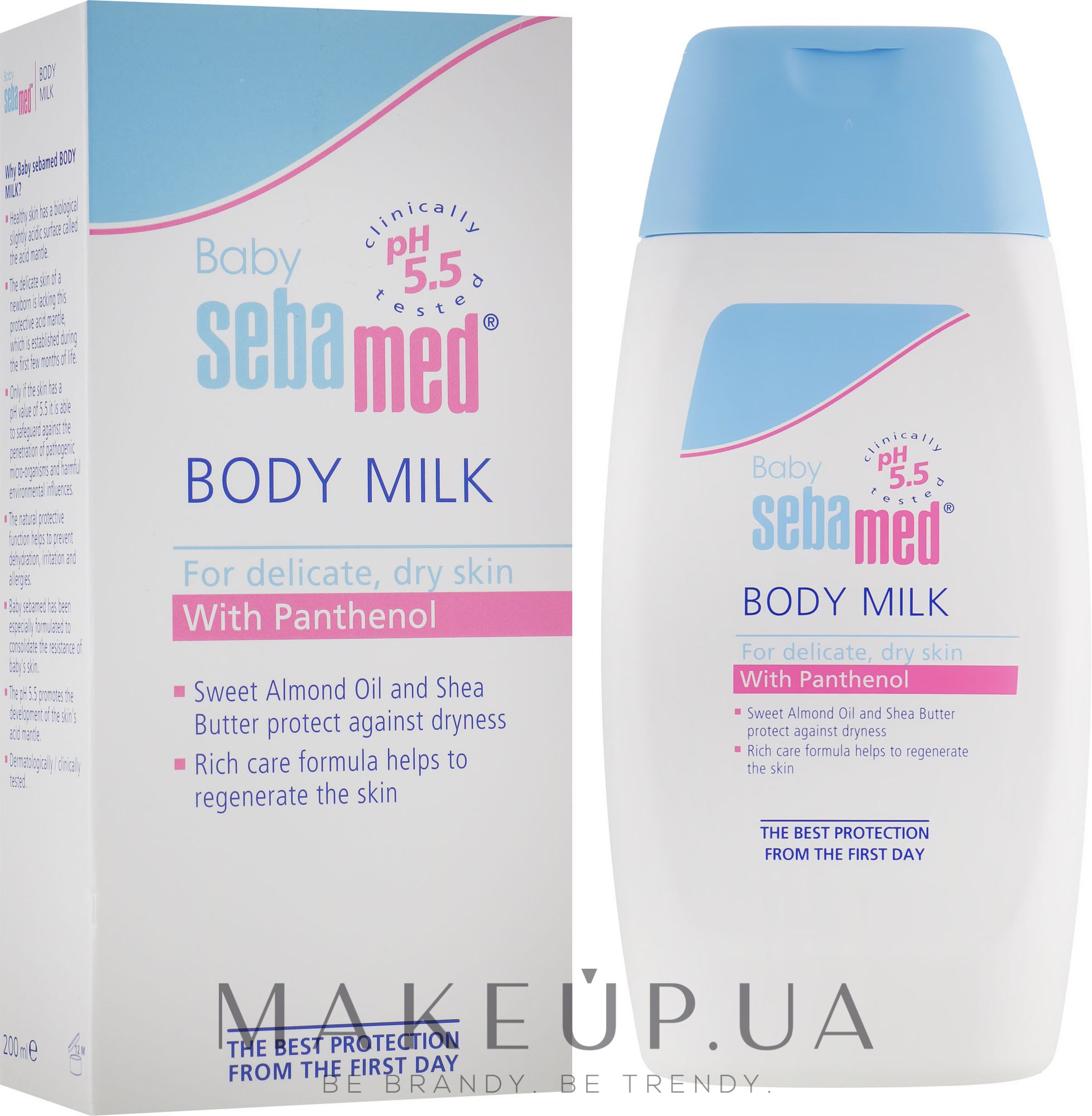 Молочко для тела детское - Sebamed Baby Body Milk  — фото 200ml