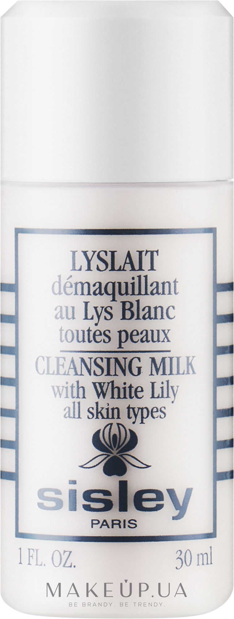 Молочко «Лисле» для снятия макияжа с белой лилией - Sisley Lyslait Cleansing Milk with White Lily (тестер) — фото 30ml